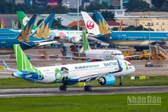 Bamboo Airways là hãng hàng không có số chuyến bay cất/hạ cánh đúng giờ nhất trong năm 2025.