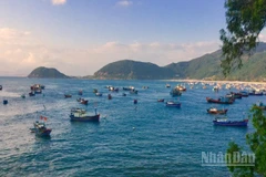 Bình minh tại vùng biển Vũng Rô.