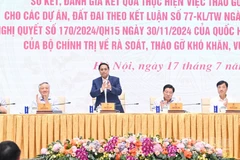 Thủ tướng Chính phủ Phạm Minh Chính dự và chủ trì hội nghị.