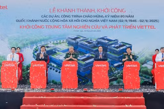Lễ khởi công Dự án Trung tâm Nghiên cứu và phát triển Viettel.
