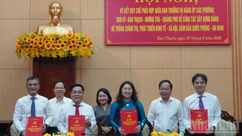 4 Phường Tam Kỳ Ký Kết Quy Chế Phối Hợp Đa Ngành, Thúc Đẩy Phát Triển Chung