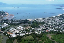 Khu Thương mại tự do Đà Nẵng được xây dựng tại 7 vị trí, trong ảnh là Vị trí 1 (100ha, phường Hòa Hiệp Bắc, quận Liên Chiểu): Khu logistics gắn với cảng có không gian tiếp cận trực tiếp với Cảng Liên Chiều và ga đường sắt Kim Liên. (ẢNH: ANH ĐÀO)
