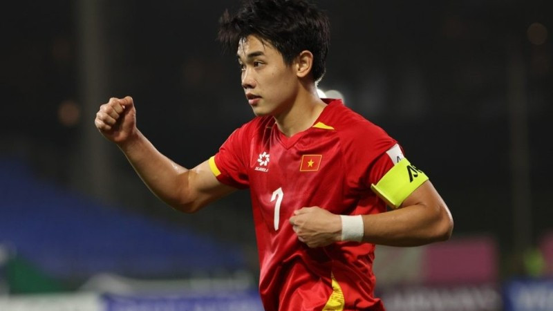 Nguyễn Đình Bắc thi đấu ấn tượng tại Vòng chung kết U23 châu Á 2026. (Ảnh: VFF)
