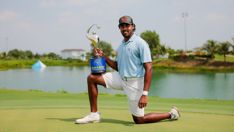 Nhà vô địch của giải đấu - Khavish Varadan. (Ảnh: VGA)