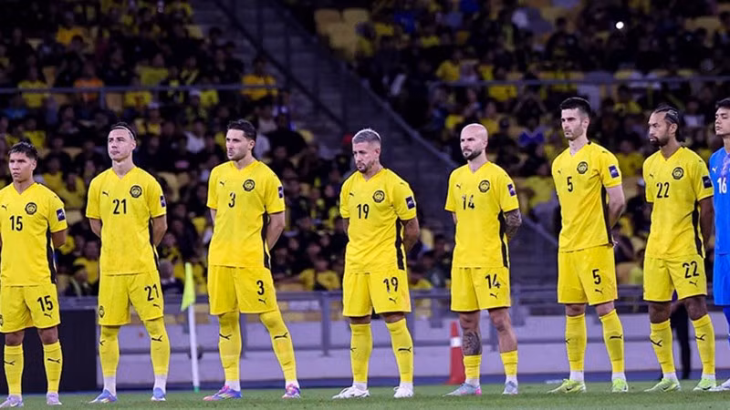 Đội hình đội tuyển Malaysia gồm nhiều cầu thủ đang thi đấu tại nước ngoài. (Ảnh: FAM)