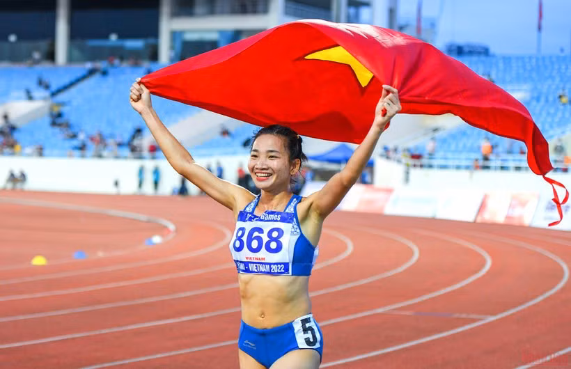 Vận động viên Nguyễn Thị Oanh là 1 biểu tượng đầy ý chí của thể thao Việt Nam. (Ảnh: THÀNH ĐẠT)