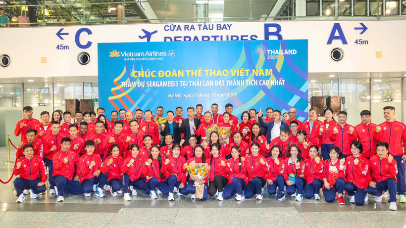 Đoàn Thể thao Việt Nam lên đường dự SEA Games 33 Đoàn Thể thao Việt Nam lên đường dự SEA Games 33.