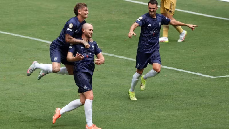 Auckland City tạo nên cú sốc trước Boca Juniors. (Ảnh: CWC)