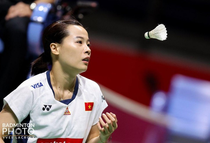 Nguyễn Thùy Linh thua 0-2 trước tay vợt 16 tuổi người Ấn Độ. (Ảnh: BWF)