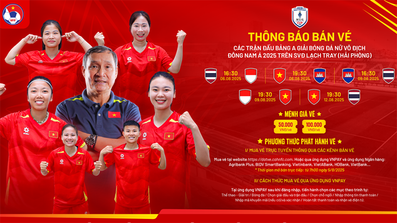 Sẵn sàng "tiếp lửa" thầy trò huấn luyện viên Mai Đức Chung tại giải đấu khu vực Đông Nam Á. (Ảnh: VFF)