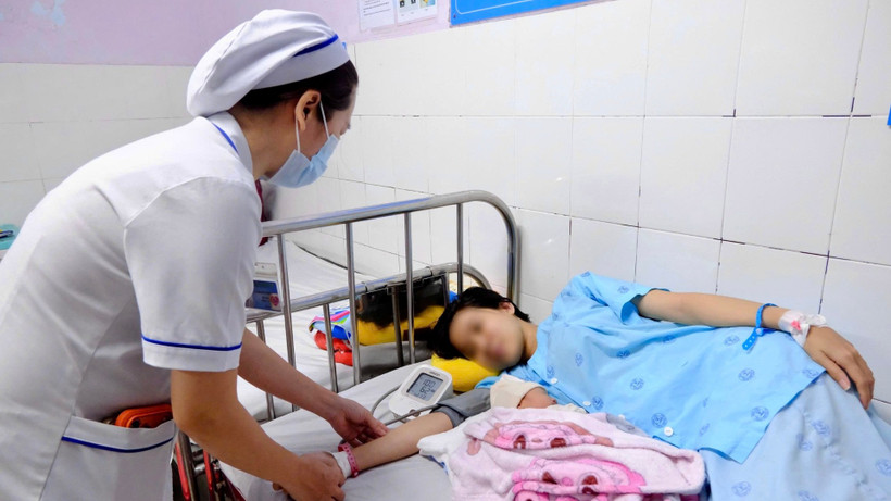 Sức khỏe của sản phụ M. và em bé đã ổn định. (Ảnh: Bệnh viện cung cấp)