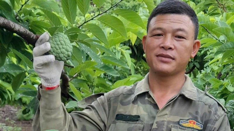 Anh Lương Văn Lăng, thôn Nam Lân 1, xã Vạn Linh là tấm gương về phát triển kinh tế xóa đói, giảm nghèo.