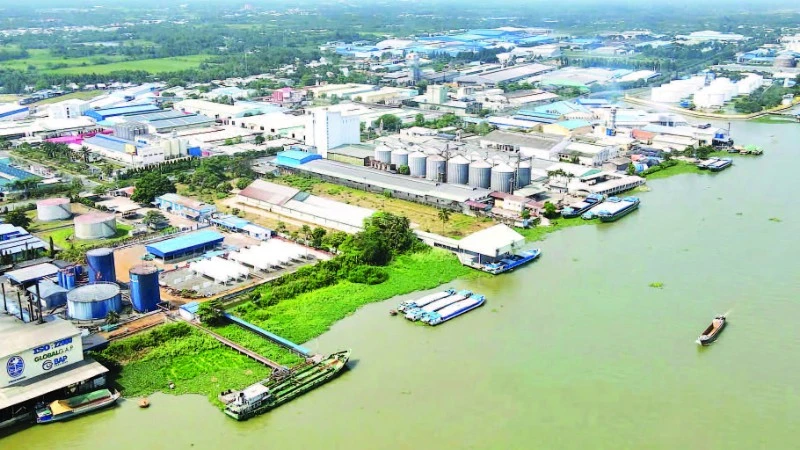 Một góc Khu công nghiệp Trà Nóc (Cần Thơ).