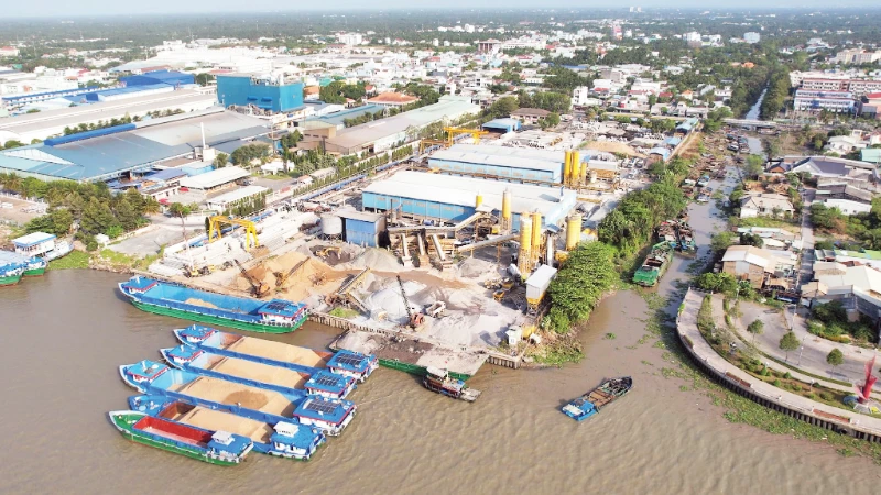 Khu công nghiệp Mỹ Tho, phường Trung An (tỉnh Đồng Tháp).