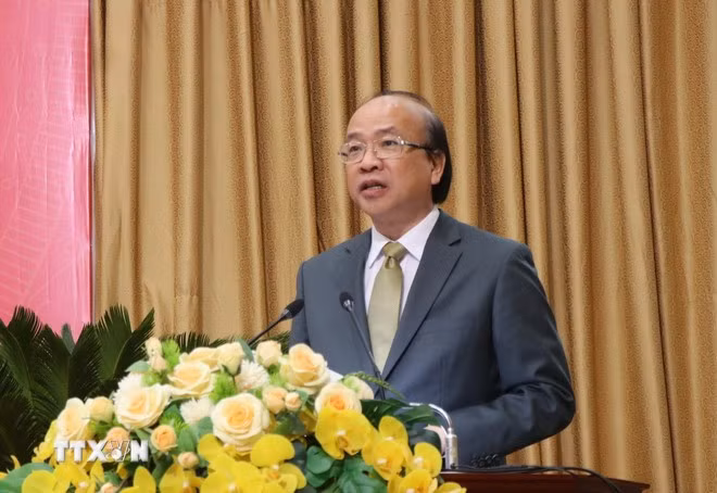 Tại Quyết định số 1882/QĐ-TTg, Thủ tướng Chính phủ điều động, bổ nhiệm ông Phan Chí Hiếu, Chủ tịch Viện Hàn lâm Khoa học xã hội Việt Nam giữ chức Thứ trưởng Tư pháp. (Ảnh: Thanh Thương/TTXVN)