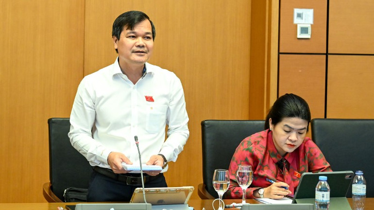 Đại biểu Nguyễn Văn Quân (Đoàn Cần Thơ). (Ảnh: DUY LINH) nguyen-van-quan-can-tho-7902.jpg