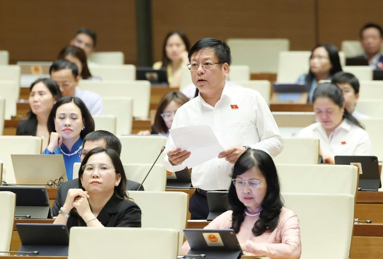 Đại biểu Nguyễn Trường Giang (Đoàn Đắk Nông). (Ảnh: DUY LINH) nguyen-truong-giang-dak-nong.jpg