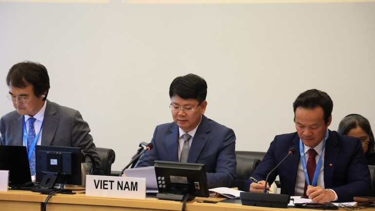Đoàn công tác liên ngành của Việt Nam do Thứ trưởng Tư pháp Nguyễn Thanh Tịnh làm Trưởng đoàn. (Ảnh: TL) an-tinh-2-4260.jpg