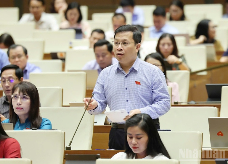 Đại biểu Nguyễn Danh Tú (Kiên Giang). (Ảnh: DUY LINH) ndo_br_nguyen-danh-tu-kien-giang.jpg