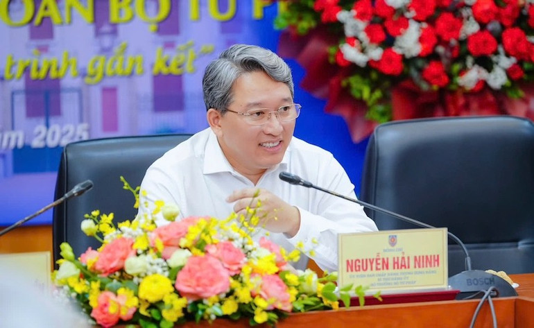 Bộ trưởng Tư pháp Nguyễn Hải Ninh. (Ảnh: TL) bo-trg-176.jpg
