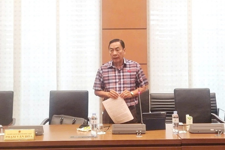 Đại biểu Phạm Văn Hòa (Đồng Tháp). (Ảnh: Đ.THANH) db-pham-van-hoa.jpg