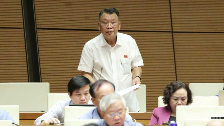 Đại biểu Nguyễn Tạo (Đoàn Lâm Đồng). (Ảnh: DUY LINH) ndo_br_nguyen-tao-3573.jpg