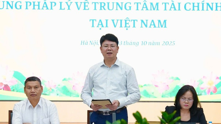 Thứ trưởng Tư pháp Nguyễn Thanh Tịnh phát biểu khai mạc tọa đàm. (Ảnh: TH) thu-truong-pb-310-5401.jpg