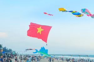 Lễ hội Diều khổng lồ Sky Fest diễn ra đến ngày 2/5.