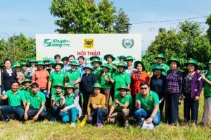 Nông dân Tây Nguyên tham dự Hội thảo tổng kết mô hình “Canh tác cà phê thông minh thích ứng với biến đổi khí hậu” giai đoạn 2023–2025 do Công ty cổ phần Phân bón Bình Điền, Trung tâm Khuyến nông Quốc gia và Viện Wasi tổ chức.
