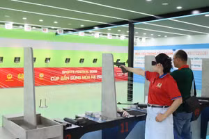 Các đơn vị tham gia môn bắn súng.
