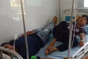 Những thành viên trong gia đình đang được điều trị tại bệnh viện.
