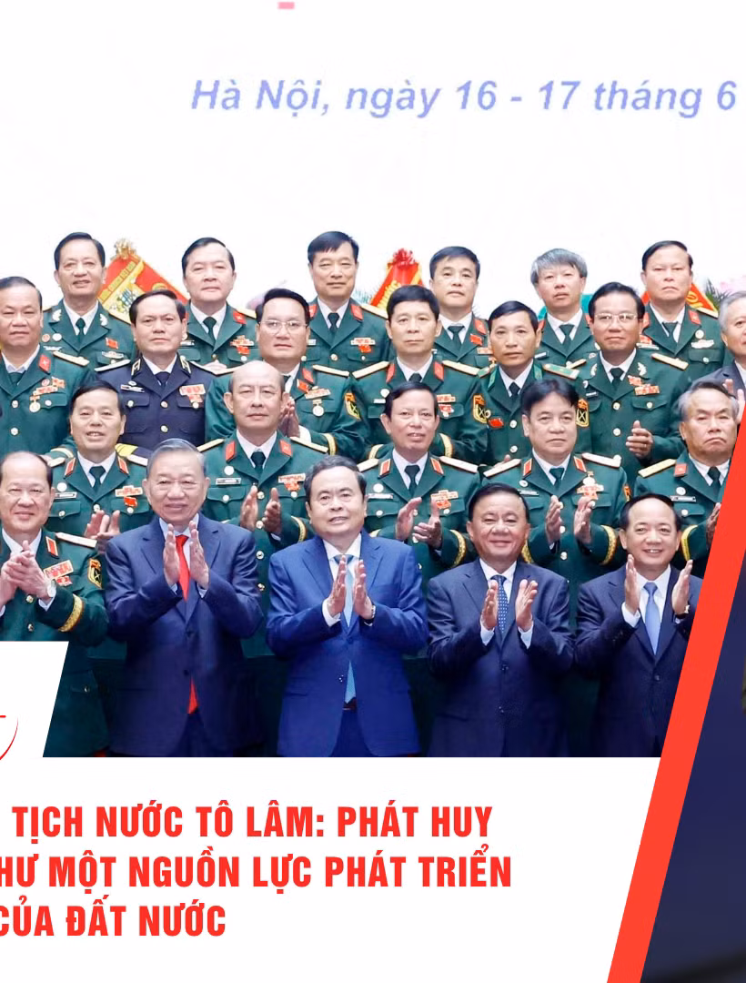 [Video] Thời sự 24h ngày 17/6: Tổng Bí thư, Chủ tịch nước Tô Lâm: Phát huy cựu chiến binh như một nguồn lực phát triển của đất nước