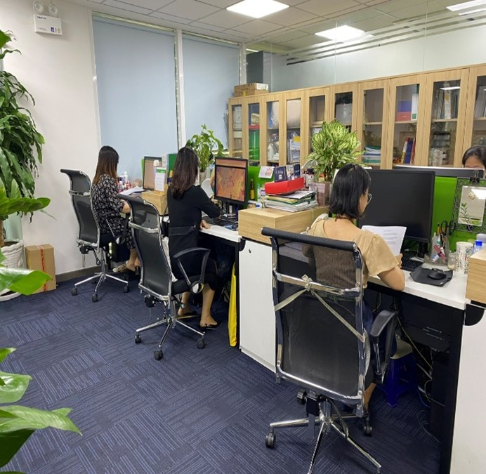 Công tác thực hiện 5S tại Văn phòng Tổng công ty.