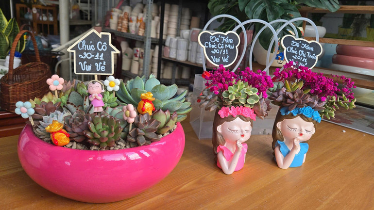 Các sản phẩm chào mừng Ngày 20/11 tại Sen Garden.