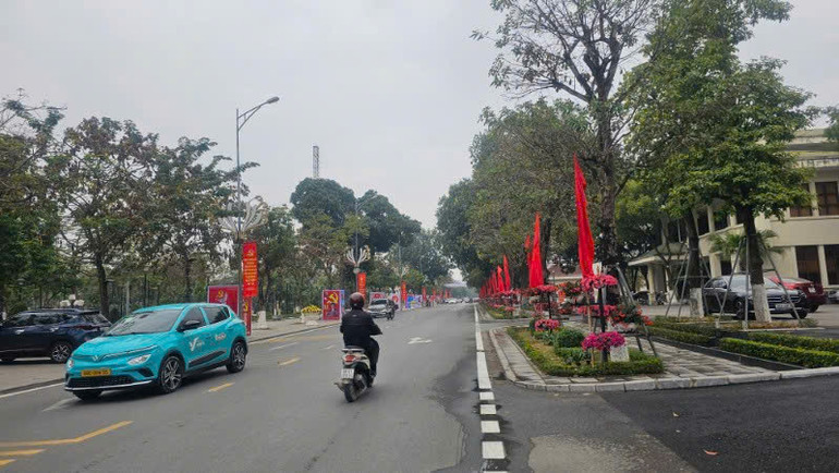 Giá đất tại các tuyến đường trung tâm thành phố Vĩnh Yên tăng mạnh.