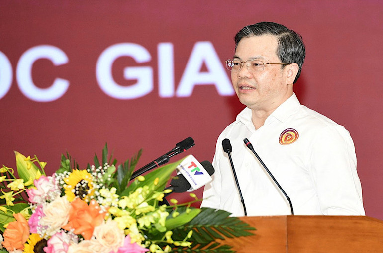 Phó Bí thư Tỉnh ủy, Chủ tịch Ủy ban nhân dân tỉnh Tuyên Quang Nguyễn Văn Sơn phát biểu tại Chương trình.