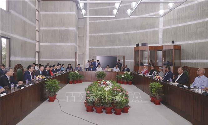 Quang cảnh buổi tiếp. Ảnh: Doãn Tấn/TTXVN