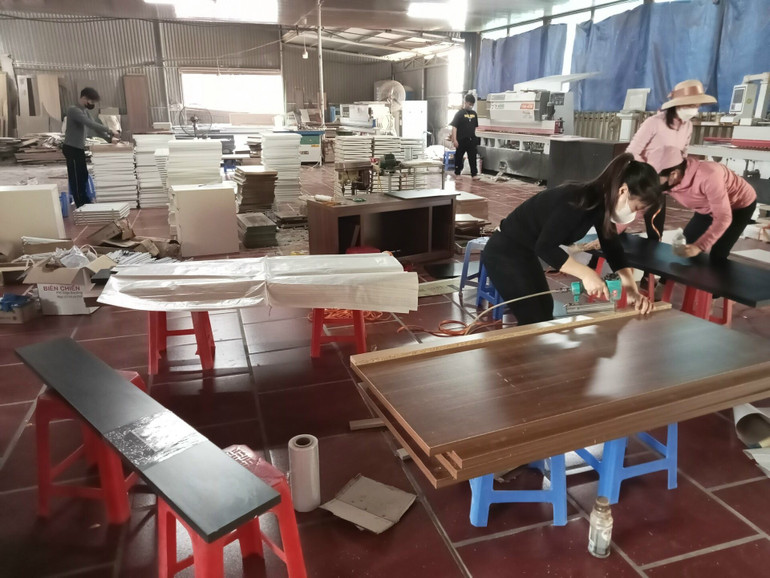 Nông thôn mới giúp các làng nghề trên địa bàn huyện Phúc Thọ phát triển.