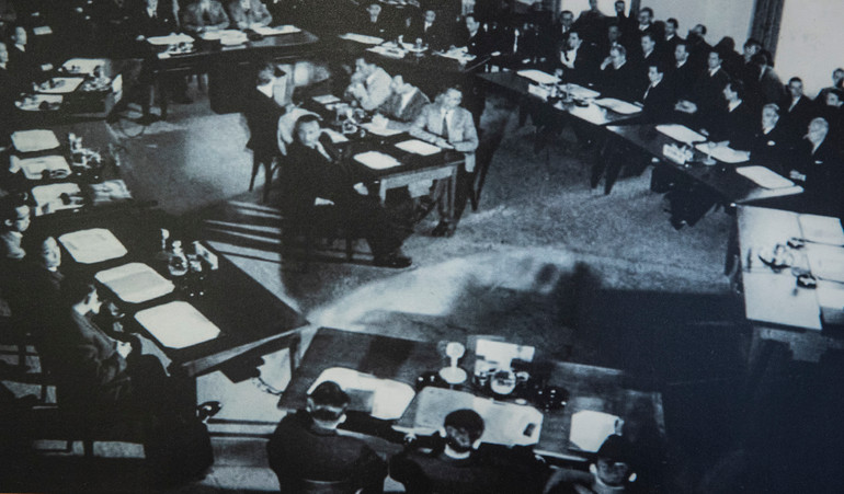 Toàn cảnh phiên khai mạc Hội nghị Geneva về Đông Dương, ngày 8/5/1954.