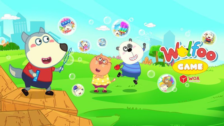 Wolfoo Game đa dạng câu chuyện, tình huống... nhằm giáo dục, phát triển kỹ năng cho trẻ em dưới 10 tuổi. (Ảnh: GOOGLE PLAY)