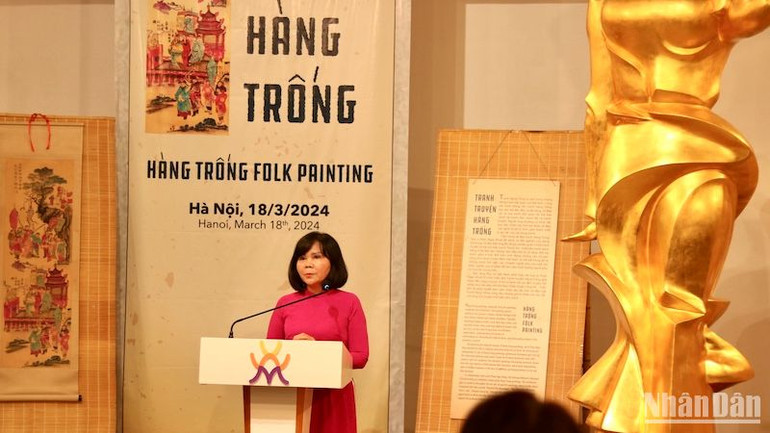 Giám đốc Bảo tàng Phụ nữ Việt Nam Nguyễn Thị Tuyết cho biết triển lãm là một hoạt động ý nghĩa diễn ra trong tháng tôn vinh những người phụ nữ.