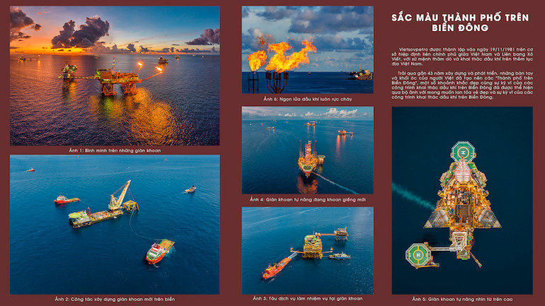 Tác phẩm "Sắc màu thành phố trên biển Đông" (Trần Ngọc Thịnh). Tác phẩm "Sắc màu thành phố trên biển Đông" (Trần Ngọc Thịnh).