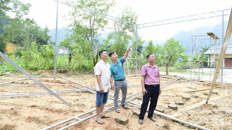 Chính quyền đã quy hoạch mặt bằng để dựng lại nhà ở cho người dân thôn Nà Ngận, xã Yên Lập, huyện Chiêm Hóa. Chính quyền đã quy hoạch mặt bằng để dựng lại nhà ở cho người dân thôn Nà Ngận, xã Yên Lập, huyện Chiêm Hóa.