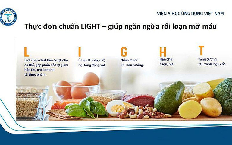 Phương pháp “Thực đơn chuẩn LIGHT”.