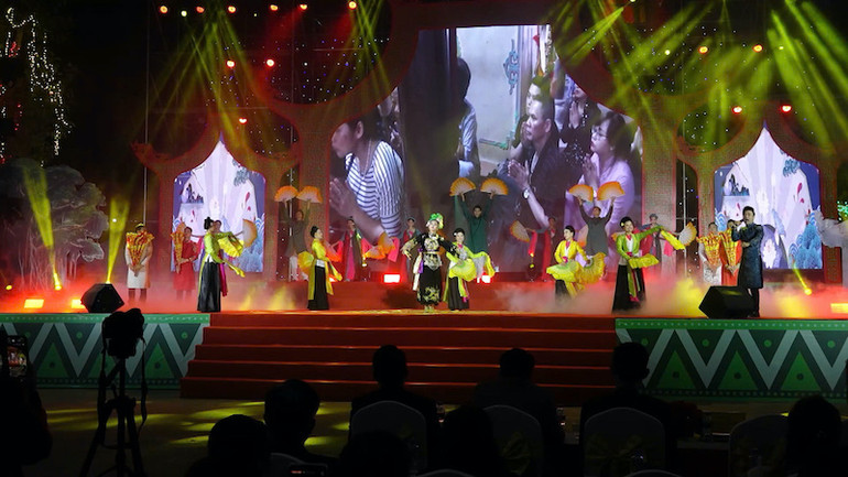 Một tiết mục đặc sắc trong chương trình.