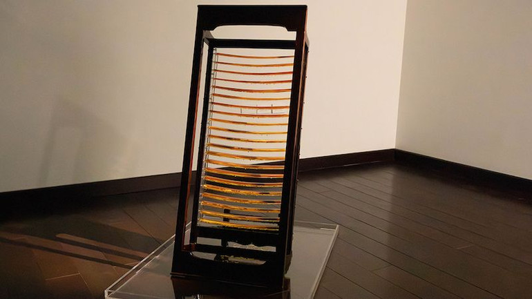 Tác phẩm "Biển ru bờ cát" của Thủy Tiên. Tác phẩm "Biển ru bờ cát" của Thủy Tiên.