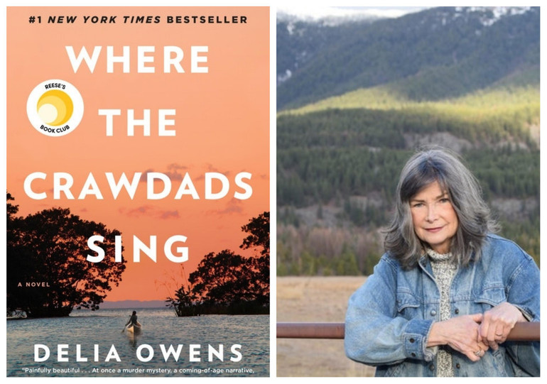 “Where the crawdads sing” bản tiếng Anh và tác giả Delia Owens. (Ảnh: The Washington Post) “Where the crawdads sing” bản tiếng Anh và tác giả Delia Owens. (Ảnh: The Washington Post)