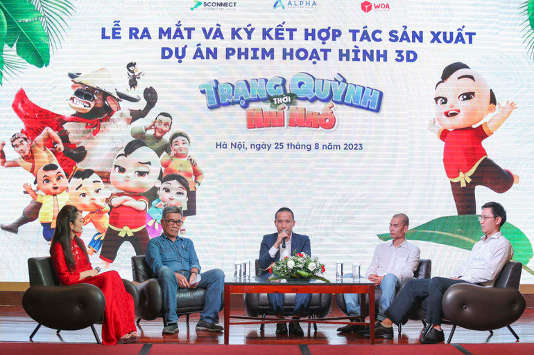 Các đại biểu, diễn giả chia sẻ nhiều ý kiến về tiềm năng và cơ hội của hoạt hình Việt Nam