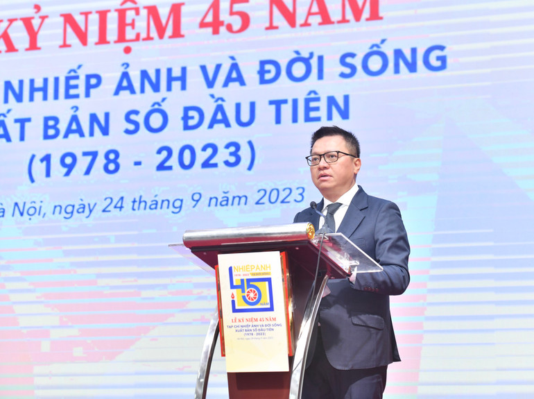 Đồng chí Lê Quốc Minh phát biểu tại sự kiện.