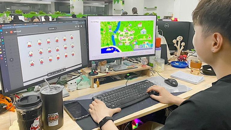 Phim hoạt hình Wolfoo là sản phẩm nội dung số do đội ngũ người Việt trẻ sáng tạo và thực hiện tại Việt Nam. (Ảnh: Sconnect Việt Nam)